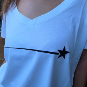 Remera Estrella Fugaz Blanco