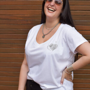 Remera Huella Blanco